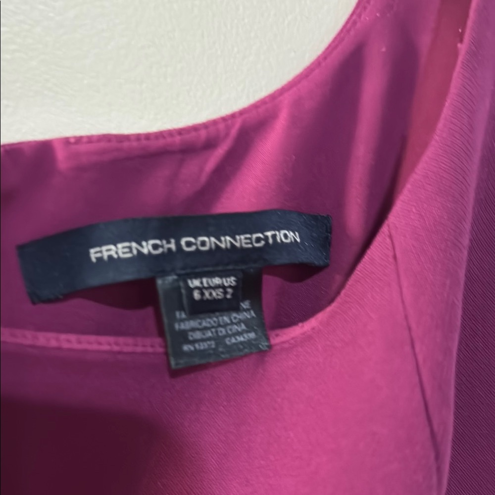 French Connection Purple Sheath Dress size 2 - Picture 2 of 7